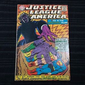 1968 DC Comics~Justice League America #59 Justice Leaguers Impossible Adventure